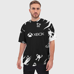 Футболка оверсайз мужская Ъуъ съука xbox mem, цвет: 3D-принт — фото 2