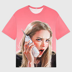 Футболка оверсайз мужская Мем блондинка из фильма Дрянные девчонки, цвет: 3D-принт