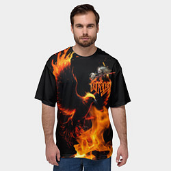 Футболка оверсайз мужская Феникс ария, цвет: 3D-принт — фото 2