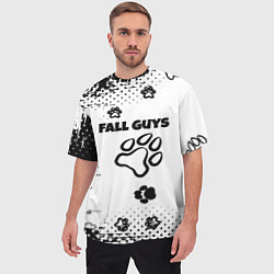 Футболка оверсайз мужская Fall Guys game, цвет: 3D-принт — фото 2