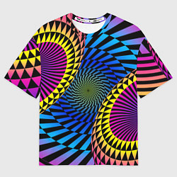 Мужская футболка оверсайз Абстрактный узор