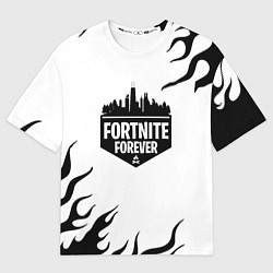 Футболка оверсайз мужская Epic games fortnite fire, цвет: 3D-принт