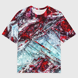 Футболка оверсайз мужская Лёд и кровь, цвет: 3D-принт