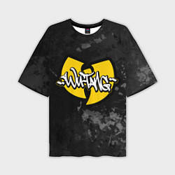 Мужская футболка оверсайз Wu tang clan logo