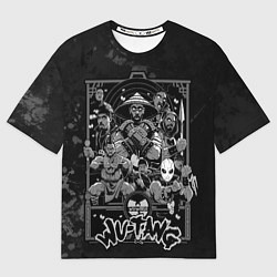 Мужская футболка оверсайз Wu tang monks