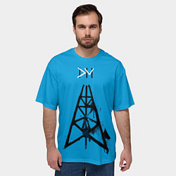 Футболка оверсайз мужская Depeche Mode musical, цвет: 3D-принт — фото 2