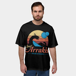 Футболка оверсайз мужская Арракис Дюна Шаи-Хулуд, цвет: 3D-принт — фото 2