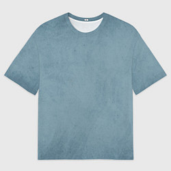 Мужская футболка оверсайз Бирюзовый флёр
