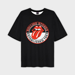 Футболка оверсайз мужская Rolling Stones Established 1962 group, цвет: 3D-принт