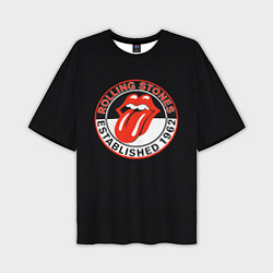 Мужская футболка оверсайз Rolling Stones Established 1962 group