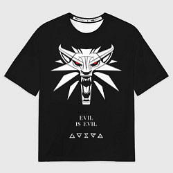Футболка оверсайз мужская Evil is evil, цвет: 3D-принт