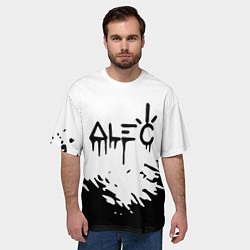 Футболка оверсайз мужская Adele album, цвет: 3D-принт — фото 2