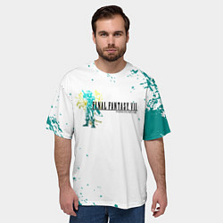 Футболка оверсайз мужская Final fantasy неон, цвет: 3D-принт — фото 2