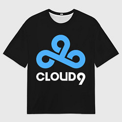 Футболка оверсайз мужская Cloud9 - esports logo, цвет: 3D-принт