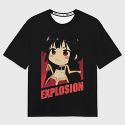Футболка оверсайз мужская Megumin Explosion, цвет: 3D-принт