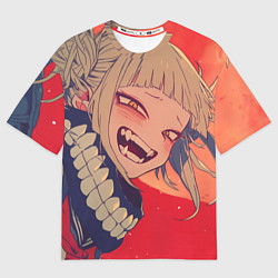 Футболка оверсайз мужская Моя геройская академия Himiko Toga, цвет: 3D-принт