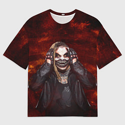 Футболка оверсайз мужская Брей Уайатт - The Fiend, цвет: 3D-принт