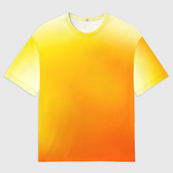 Мужская футболка оверсайз Яркий оранж