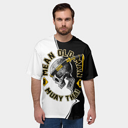 Футболка оверсайз мужская Old Muay Thai, цвет: 3D-принт — фото 2