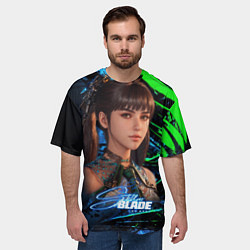 Футболка оверсайз мужская Stellar Blade Ева, цвет: 3D-принт — фото 2