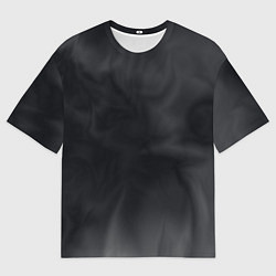 Мужская футболка оверсайз Тёмный серый дымчатый