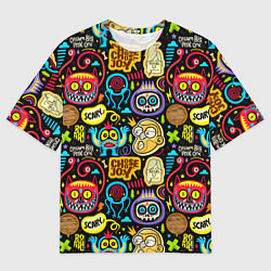 Футболка оверсайз мужская Choose joy, цвет: 3D-принт