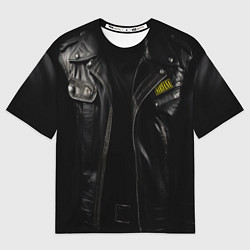 Футболка оверсайз мужская Косуха нирвана, цвет: 3D-принт