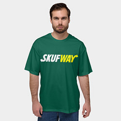 Футболка оверсайз мужская Skuf - way, цвет: 3D-принт — фото 2