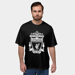 Футболка оверсайз мужская Liverpool fc club, цвет: 3D-принт — фото 2