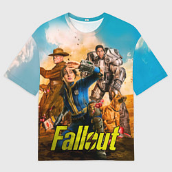 Футболка оверсайз мужская Fallout all, цвет: 3D-принт