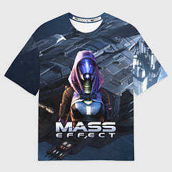 Футболка оверсайз мужская Mass Effect ТалиЗора, цвет: 3D-принт