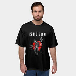 Футболка оверсайз мужская Сёгун Санада, цвет: 3D-принт — фото 2