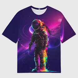 Футболка оверсайз мужская Безлюдный космос, цвет: 3D-принт