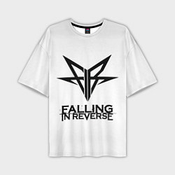 Мужская футболка оверсайз Falling in Reverse band logo