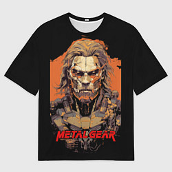 Футболка оверсайз мужская Venom Snake Metal gear game, цвет: 3D-принт