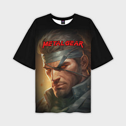 Футболка оверсайз мужская Веном Снейк из игры Metal gear, цвет: 3D-принт