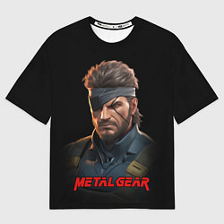 Футболка оверсайз мужская Веном Снейк из игры Metal gear, цвет: 3D-принт