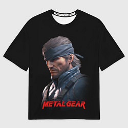Футболка оверсайз мужская Веном Снейк из игры Metal gear, цвет: 3D-принт