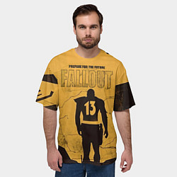 Футболка оверсайз мужская Fallout 2, цвет: 3D-принт — фото 2