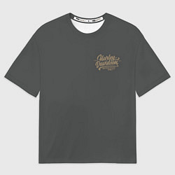 Футболка оверсайз мужская Винтажный Харлей Дэвидсон, цвет: 3D-принт