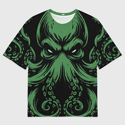 Мужская футболка оверсайз Ктулху иллюстрация