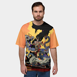 Футболка оверсайз мужская Hades Загрей принц Подземного мира, цвет: 3D-принт — фото 2