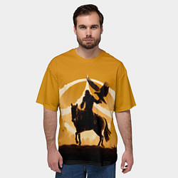 Футболка оверсайз мужская Ноа планета обезьян, цвет: 3D-принт — фото 2