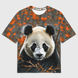 Футболка оверсайз мужская Большой панда, цвет: 3D-принт