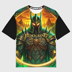 Футболка оверсайз мужская Elden Ring black knight, цвет: 3D-принт
