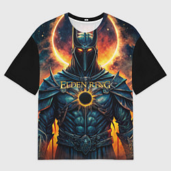 Мужская футболка оверсайз Elden Ring black knight