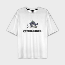 Мужская футболка оверсайз Чужой xenomorph