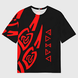 Мужская футболка оверсайз The Witcher hunt