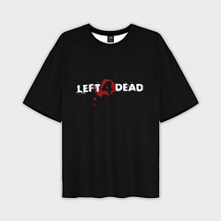 Мужская футболка оверсайз Left 4 Dead logo