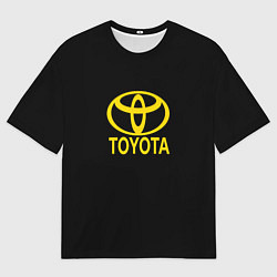 Футболка оверсайз мужская Toyota yellow, цвет: 3D-принт